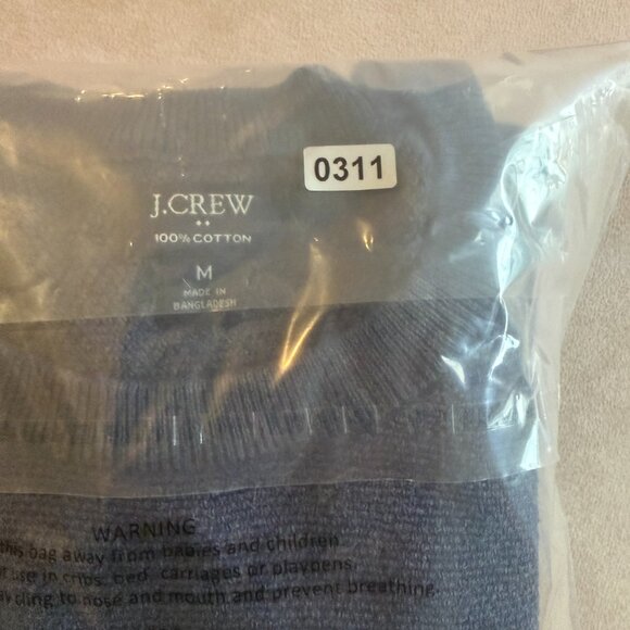 J. Crew Cotton seed-stitch crewneck sweater • size medium • CD617 - Picture 8 of 8